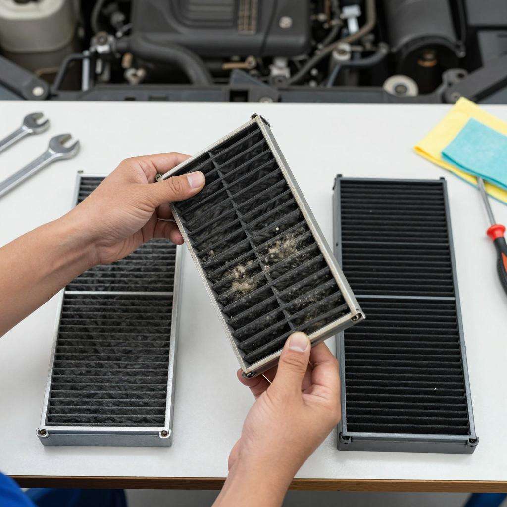 三菱蓝瑟空调滤芯位置与更换步骤详细指南第一张图