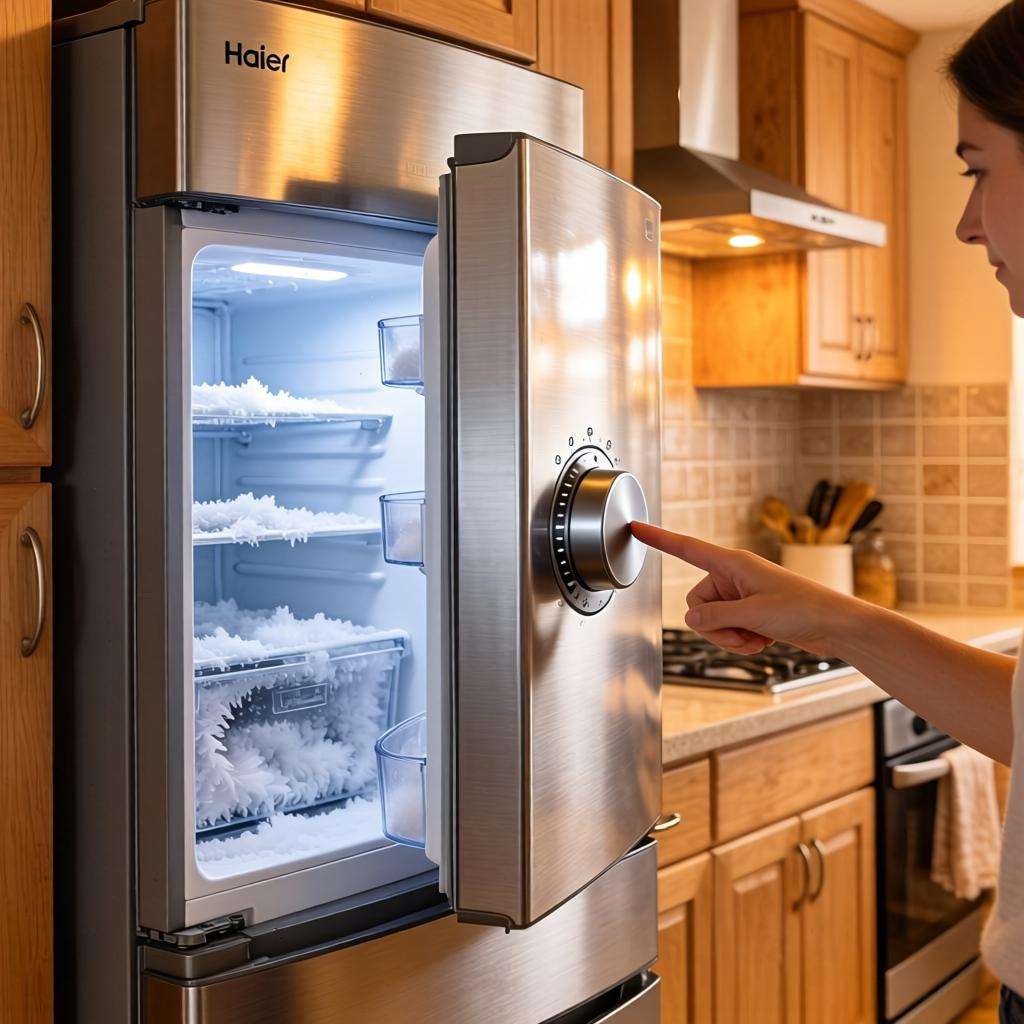 海尔双开门冰箱冷冻温度调节指南及注意事项第一张图