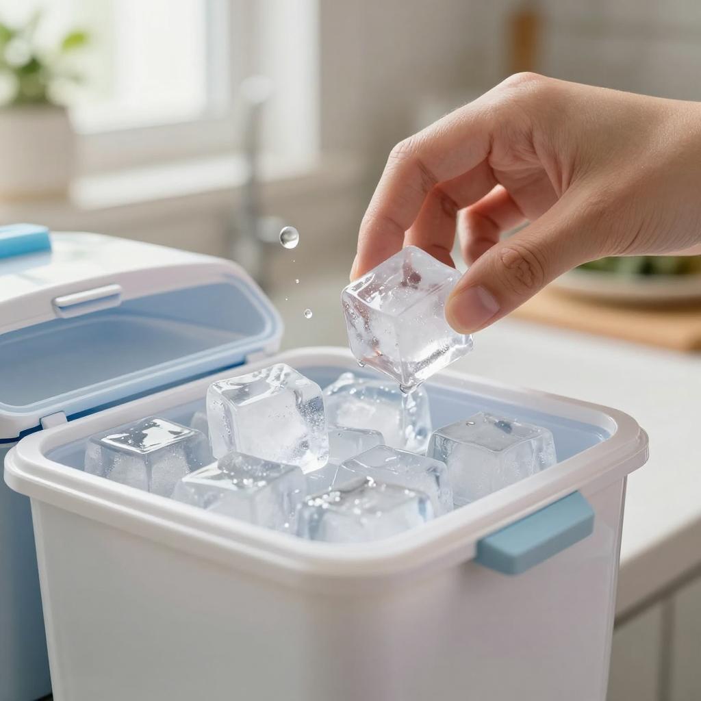 如何正确使用松下冰箱制冰，确保优质冰块的制作指南第一张图