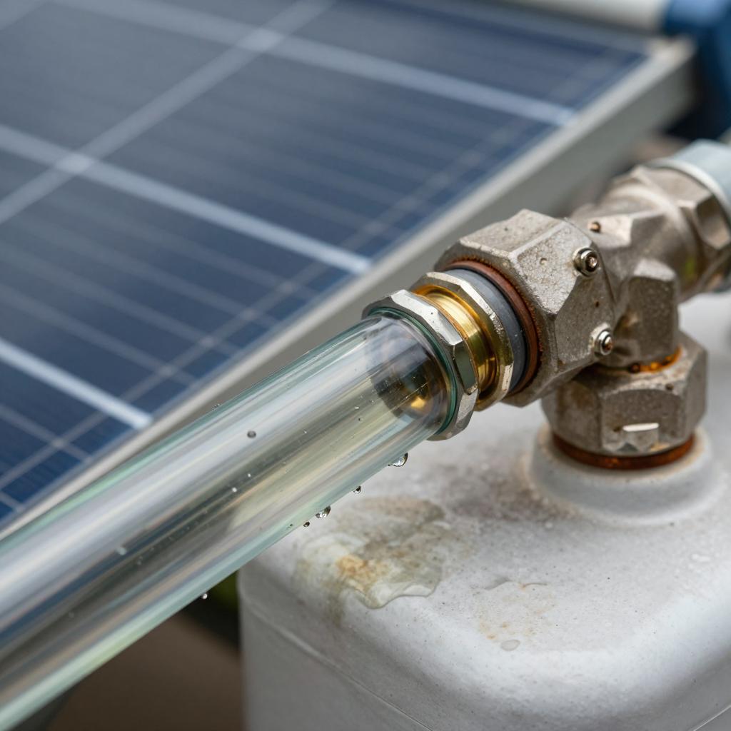 太阳能热水器接口漏水对水温的影响及解决方案第一张图