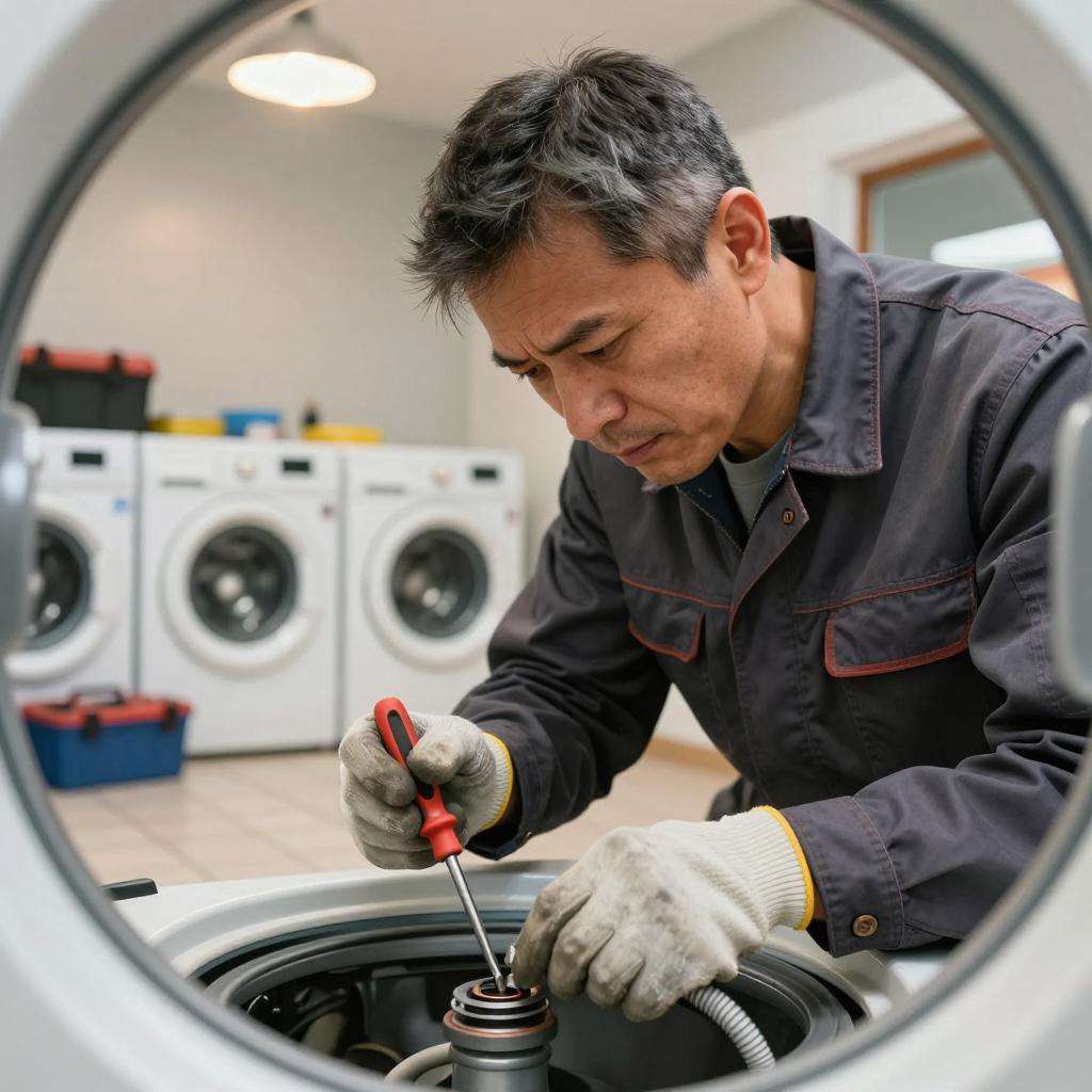 美的滚筒洗衣机边洗边排水怎么解决 美的滚筒洗衣机边洗边排水解决方法【详解】第二张图