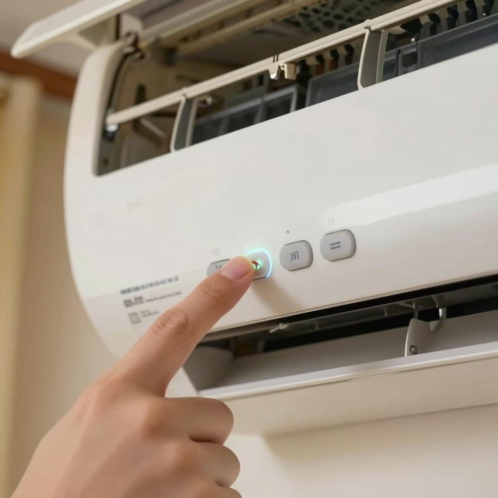 怎么手动打开壁挂式空调 手动打开壁挂式空调的方法【详解】第一张图