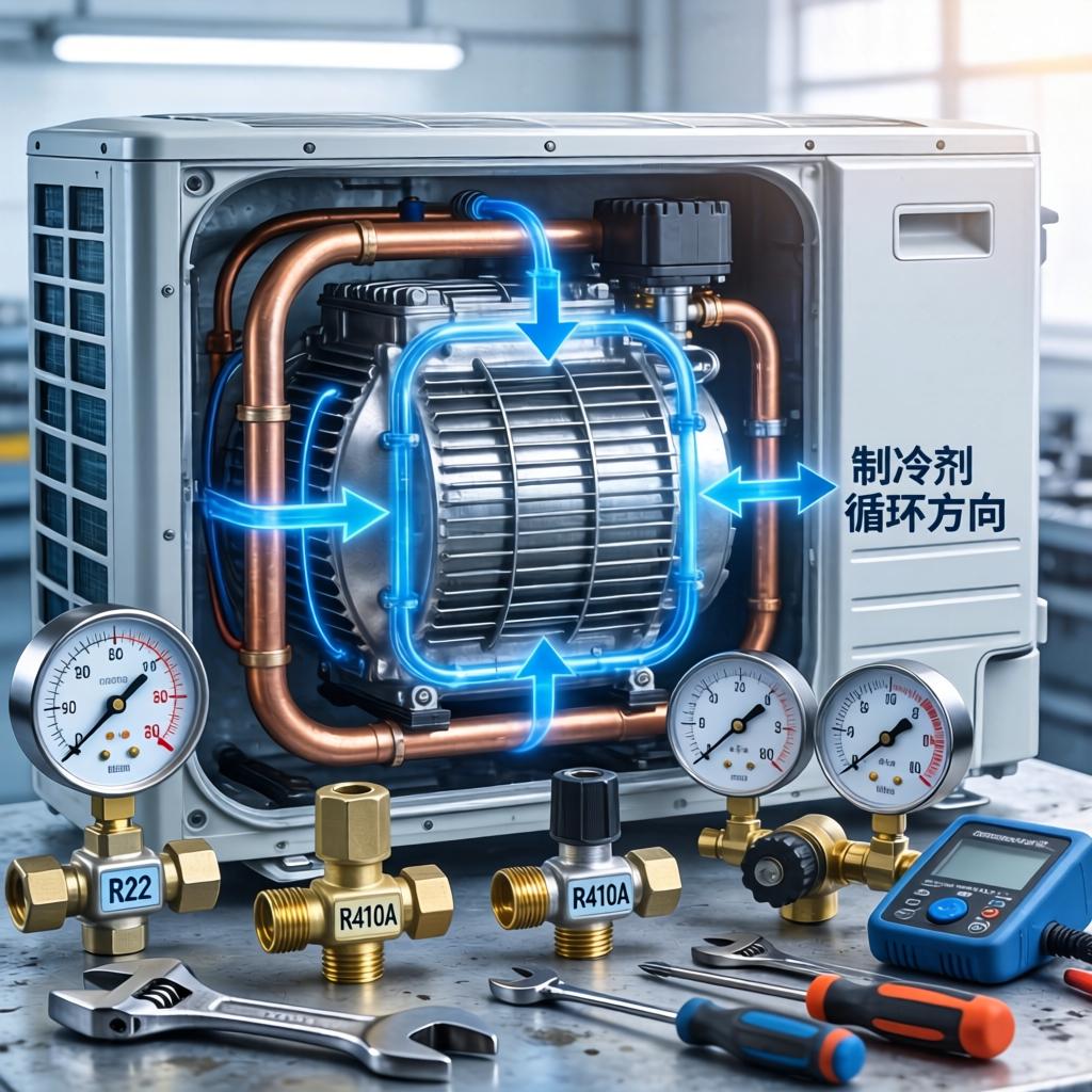 如何正确添加空调外机制冷液保障设备正常运转第二张图