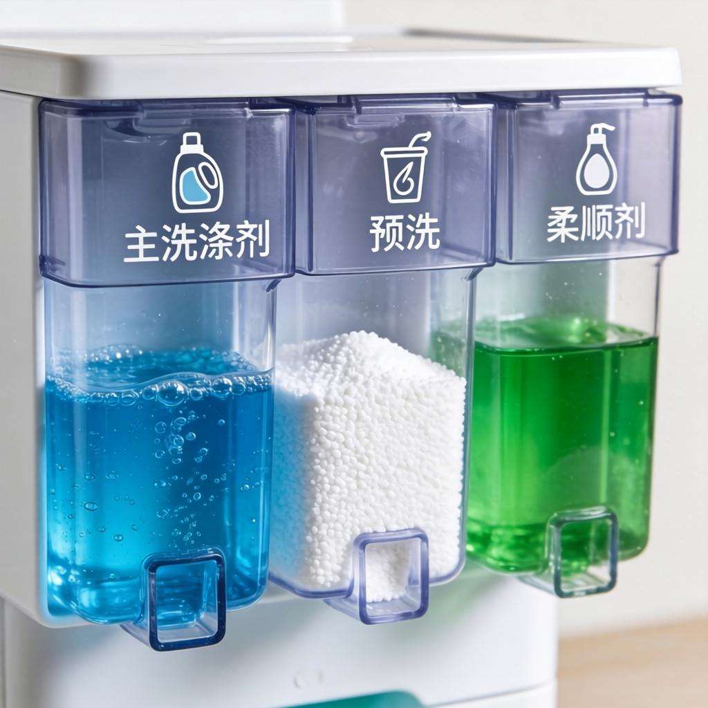 详解三星滚筒洗衣机清洗剂的正确位置与使用技巧第二张图