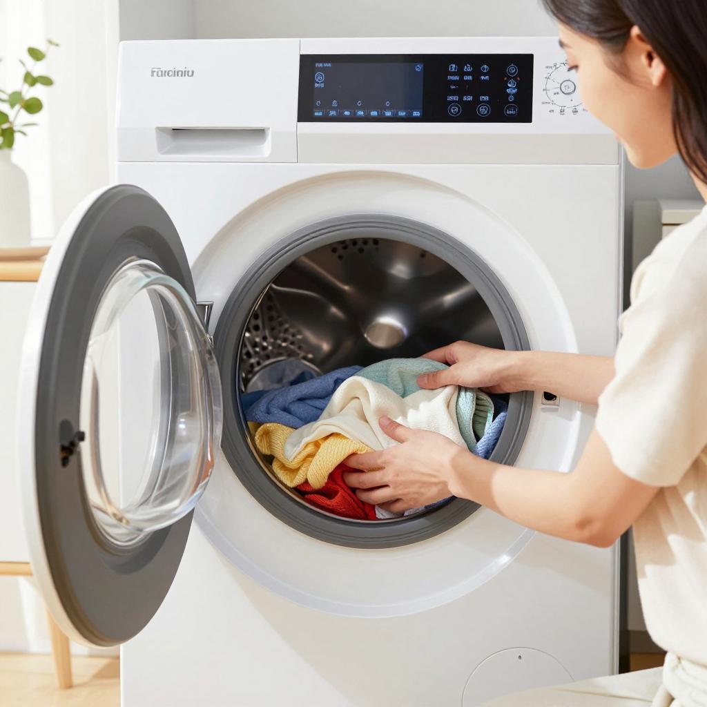 高效智能洗衣机操作指南，让清洗更便捷第一张图