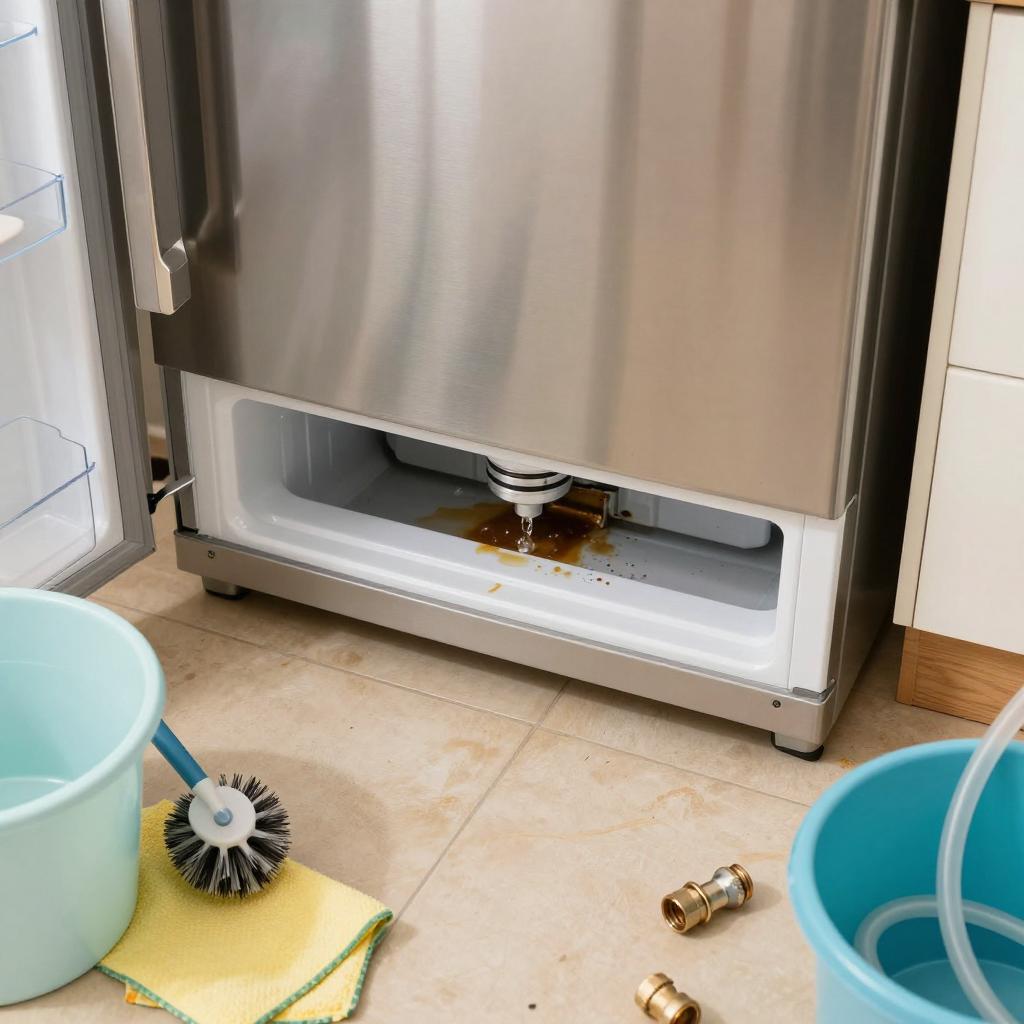 卡萨帝冰箱出水口堵了怎么办 卡萨帝冰箱出水口堵了的解决方法【详解】第一张图