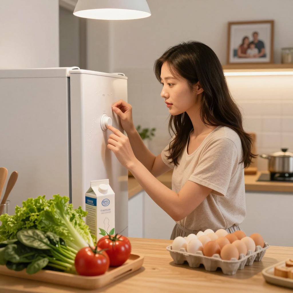 如何正确调整冰箱温度，确保食物新鲜与安全第一张图