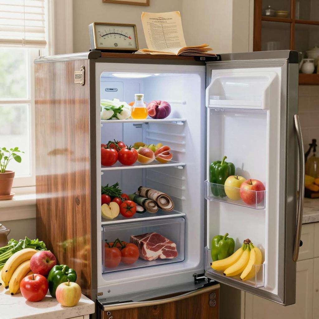 老式冰箱冷藏温度调节指南，延长食物保鲜期第一张图