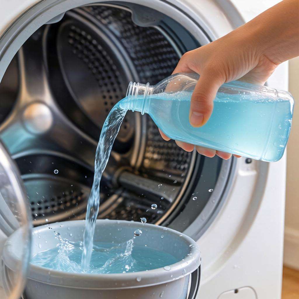 洗衣机清洁指南：使用消毒液保持衣物卫生的正确方法第二张图