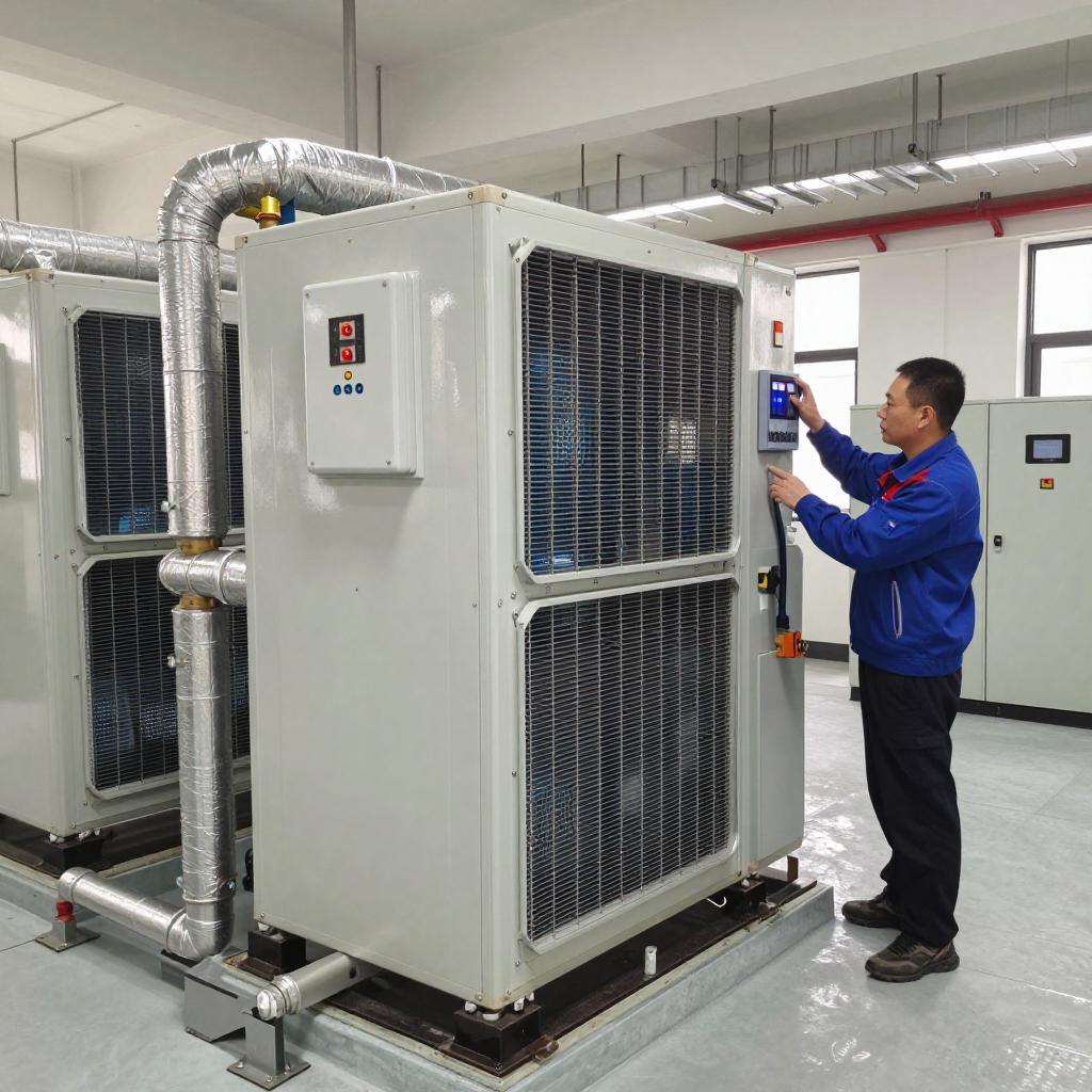 中央空调冷水机组工作原理是什么 中央空调冷水机组工作原理介绍【详解】第一张图