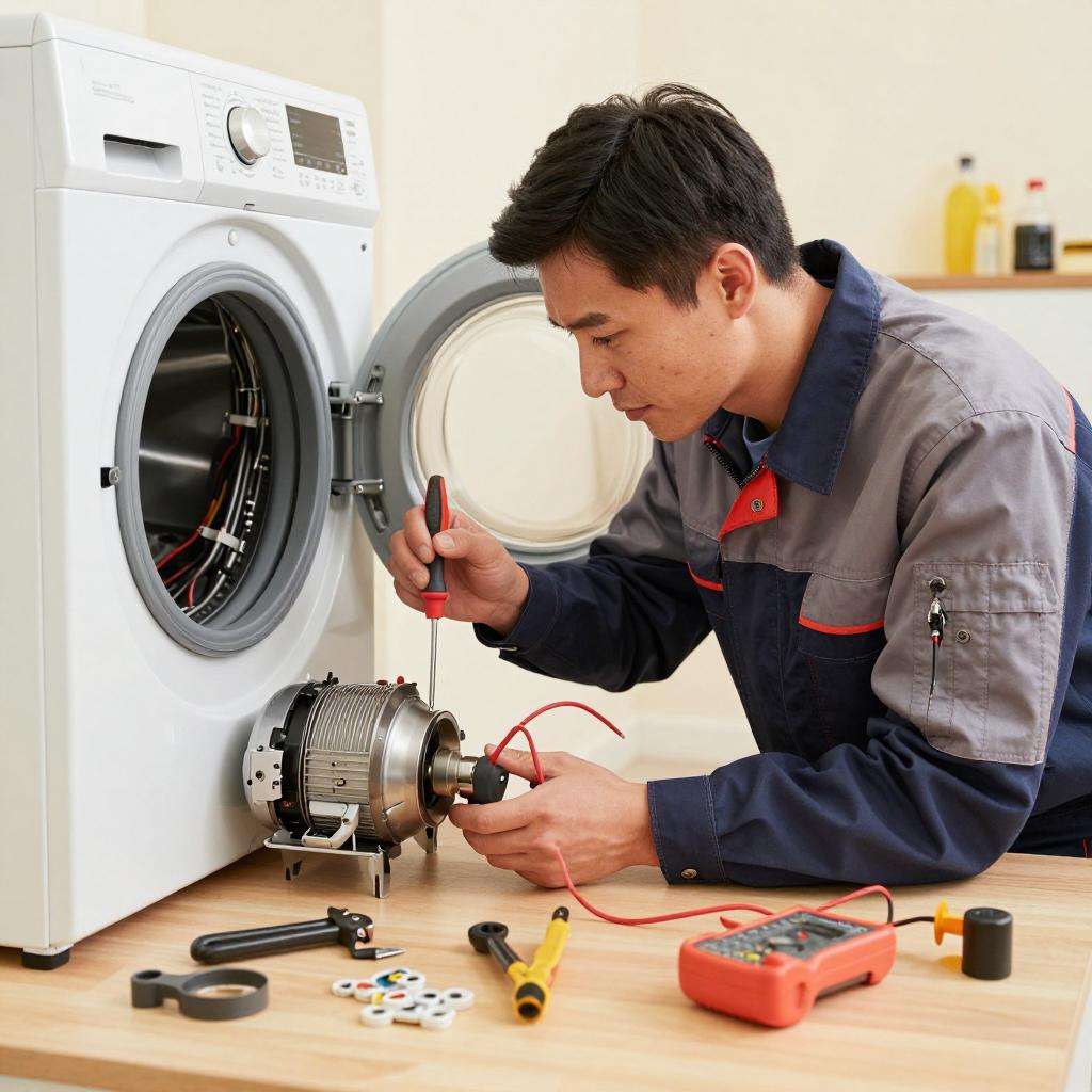 全自动洗衣机脱水不转电机嗡嗡嗡声怎么办 全自动洗衣机脱水不转电机嗡嗡嗡声解决方法【详解】第二张图