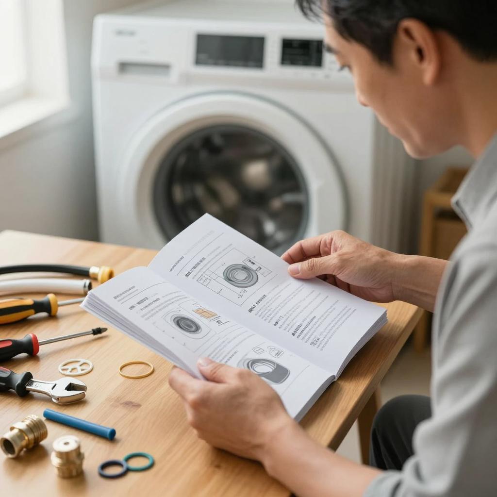 全自动洗衣机正确安装指南，确保安全与高效使用第一张图