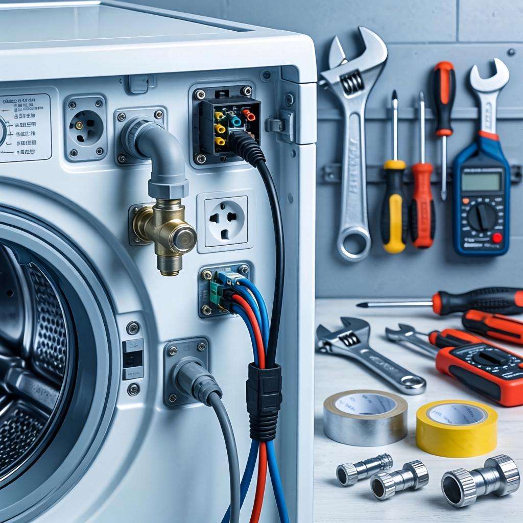 全自动洗衣机正确安装指南，确保安全与高效使用第二张图