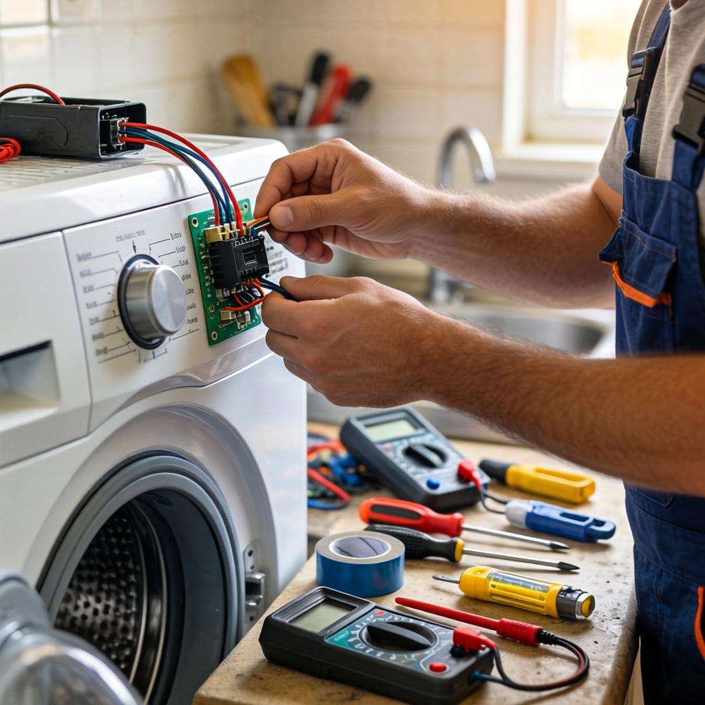 海尔洗衣机指示灯全亮原因及解决方法详解第一张图