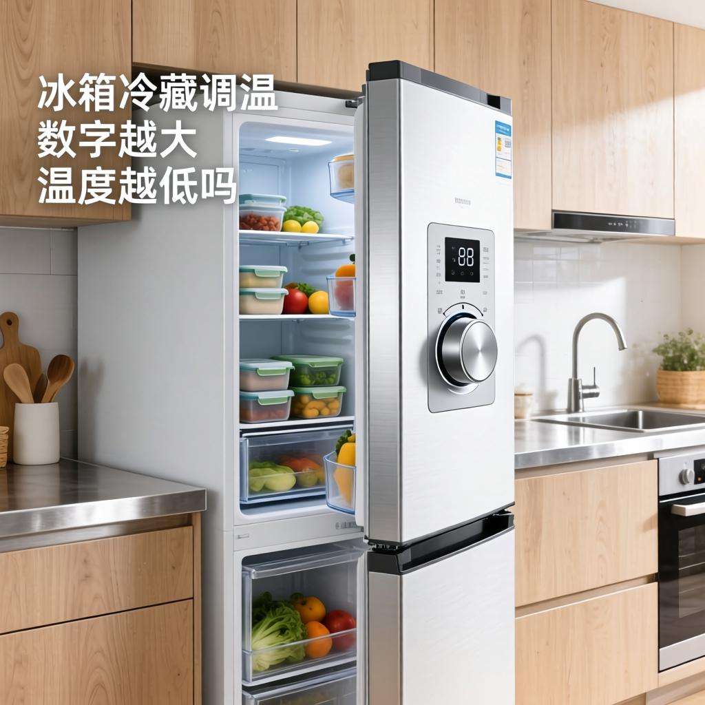 冰箱冷藏调温数字越大温度越低吗 冰箱冷藏调温数字与温度的关系【详解】第二张图