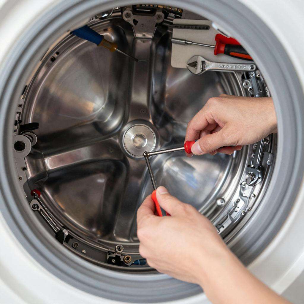 海尔滚筒洗衣机怎么拆内筒 海尔滚筒洗衣机拆内筒步骤与技巧【详解】第一张图