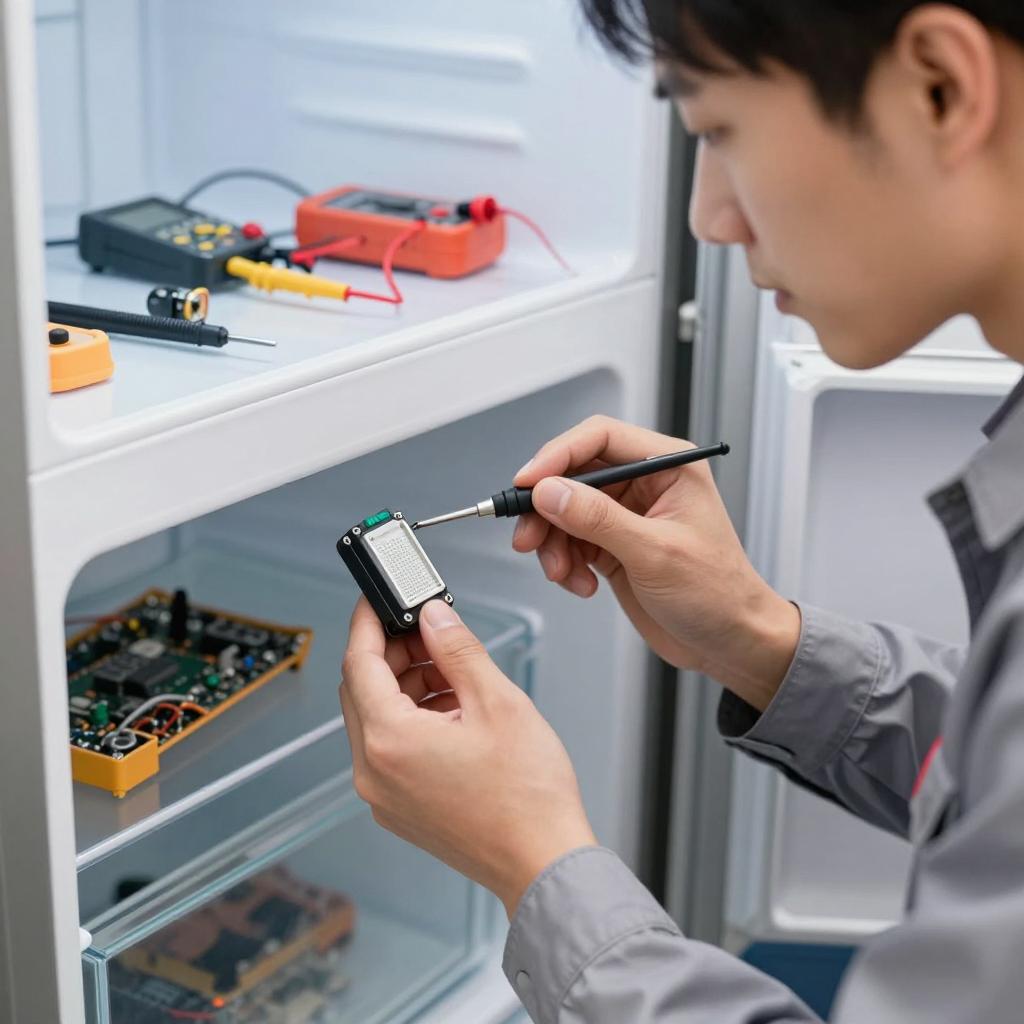 美的冰箱冷冻室温度传感器故障怎么办 美的冰箱冷冻室温度传感器故障处理方法【详解】第二张图